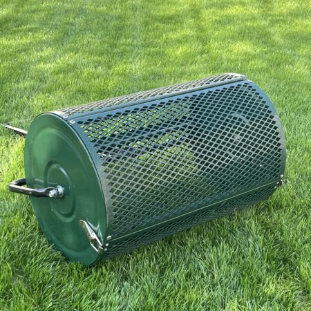 GRAZO Rozsiewacz kompostu / nawozu – Siatkowy walec ogrodowy 60 cm